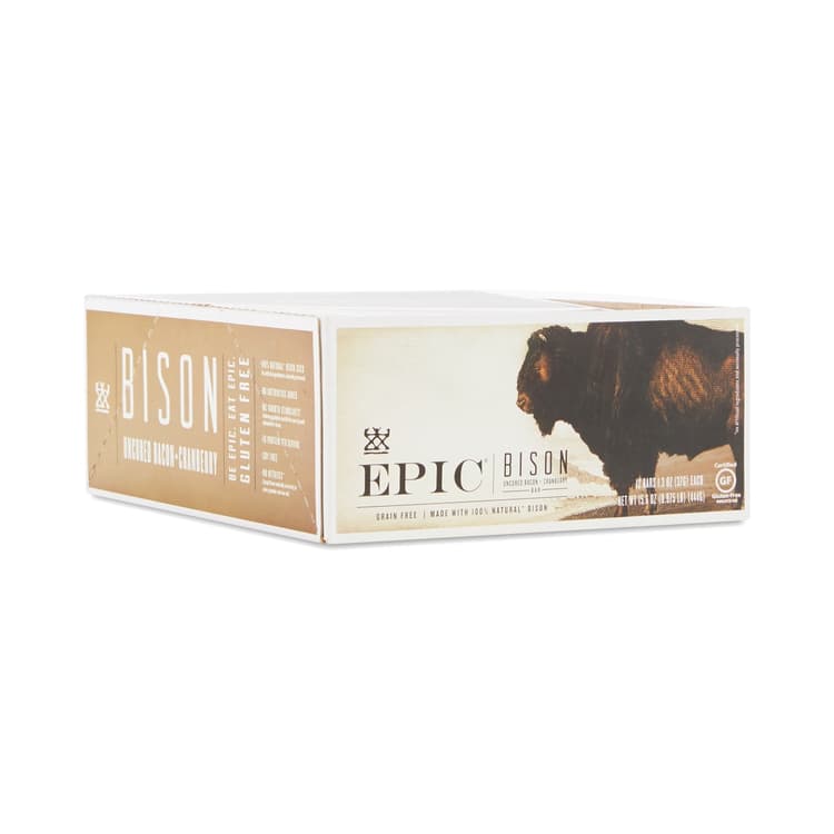 Bison Bacon Cranberry Bars