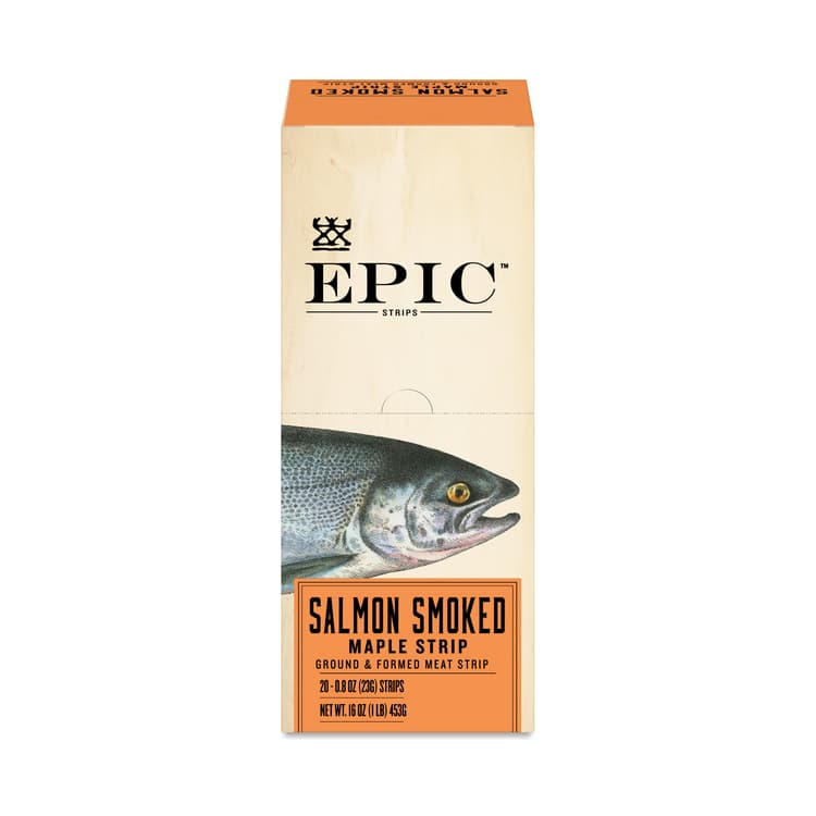 Epic Smoked Salmon Strips, Maple