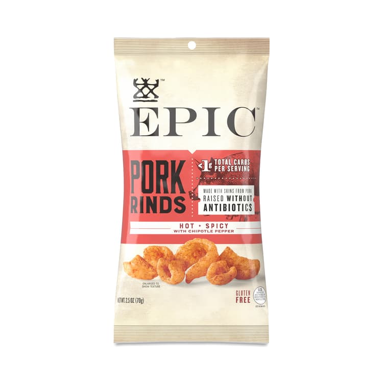 Epic Provisions Artisanal Pork Rinds Hot + Spicy