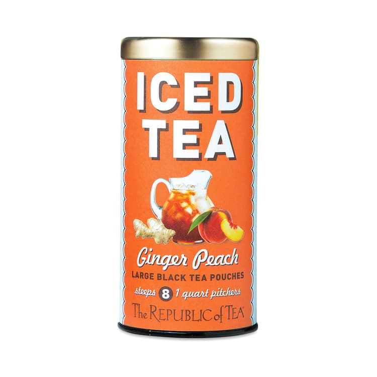 The Republic Of Tea Iced Tea, Ginger Peach