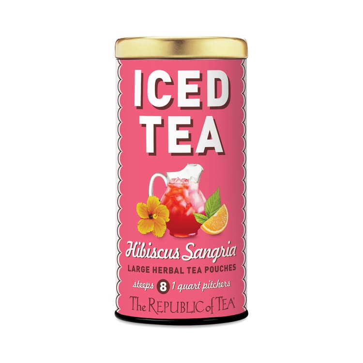 The Republic Of Tea Iced Tea, Hibiscus Sangria