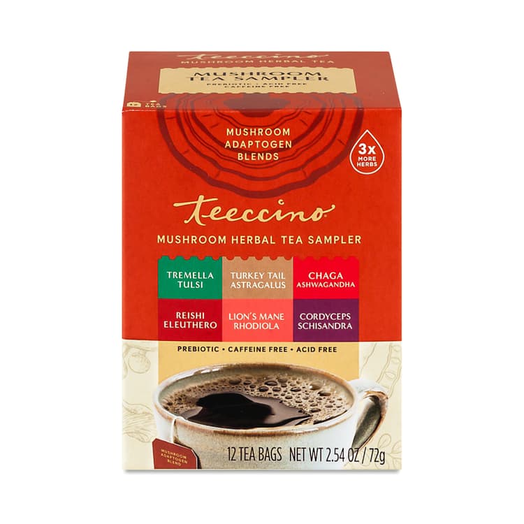 Teeccino Mushroom Herbal Tea Sampler