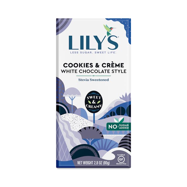 Is it Shellfish Free? Lily's Sweets White Chocolate Style Bar