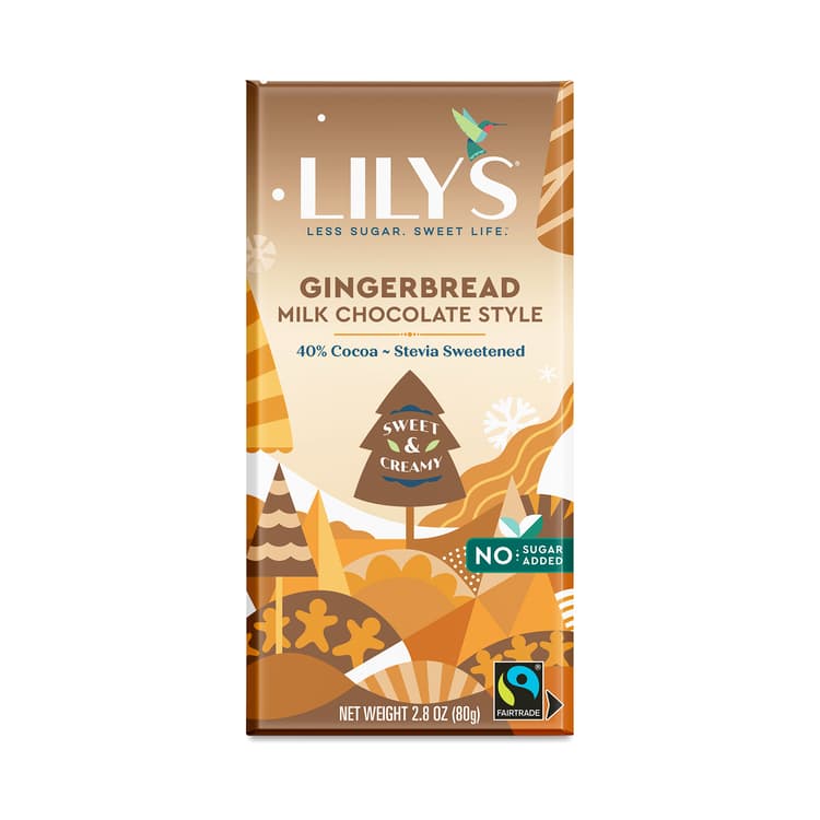 Milk Chocolate Style Bar, Gingerbread