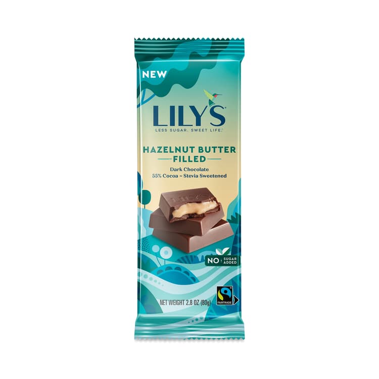Dark Chocolate Hazelnut Butter Filled Bar