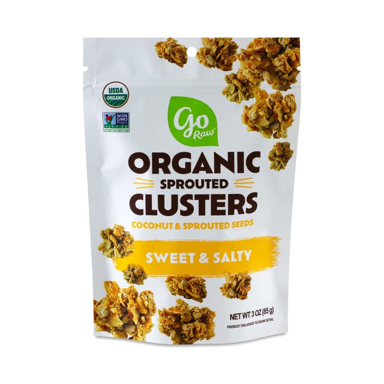 Go Raw Sprouted Coconut Clusters, Dark Chocolate, Sweet & Salty