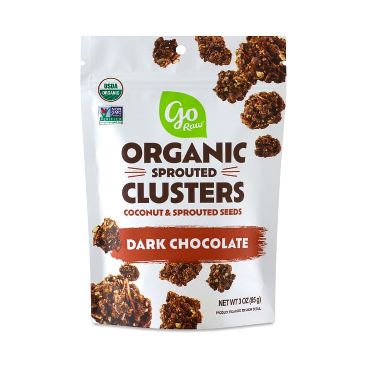 Go Raw Sprouted Coconut Clusters, Dark Chocolate