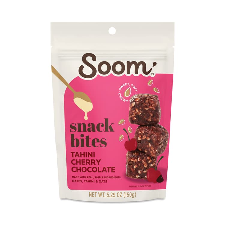 Soom Snack Bites, Tahini Cherry Chocolate