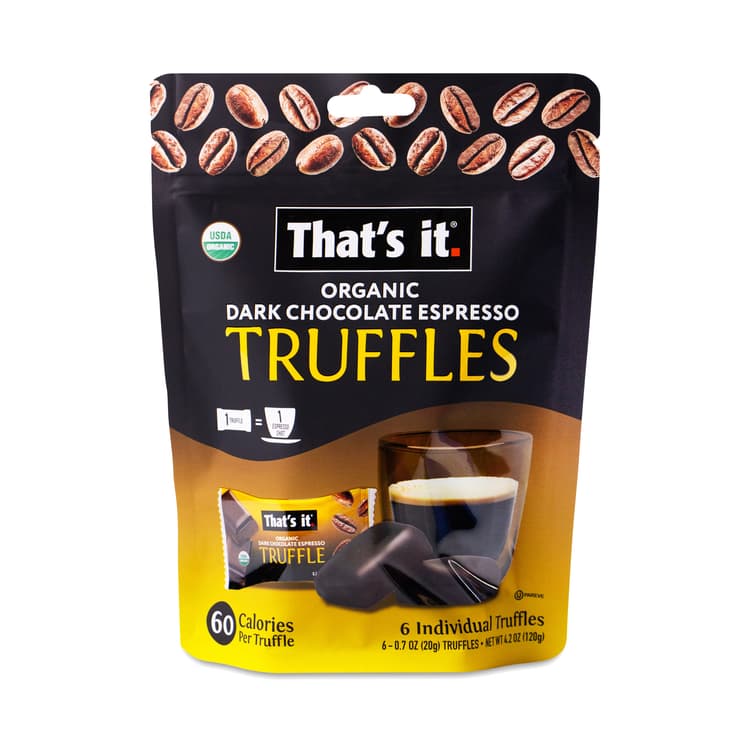 That'S It Organic Dark Chocolate Espresso Truffles 