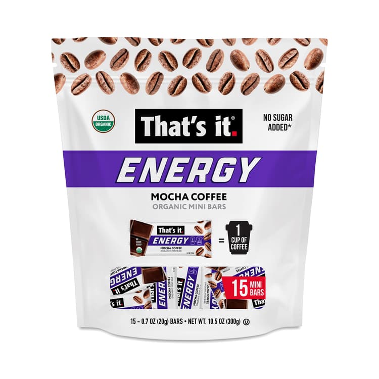 That'S It Organic Energy Mini Bars, Mocha Coffee