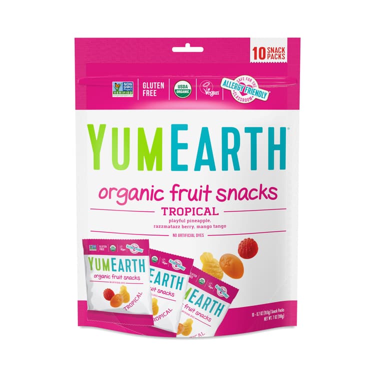 Yumearth Organic Fruit Snacks, Tropical, Snack