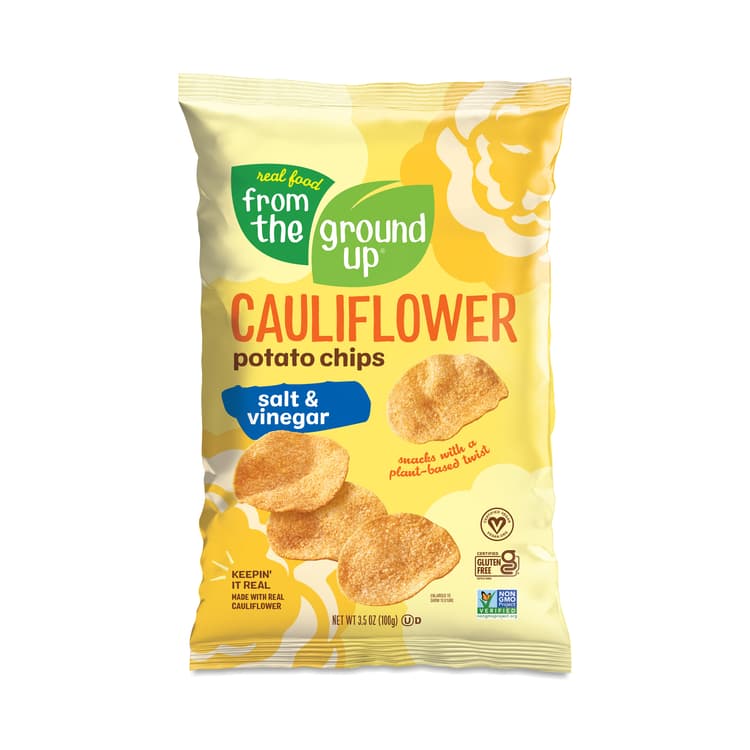 From The Ground Up Cauliflower Chips, Salt & Vinegar