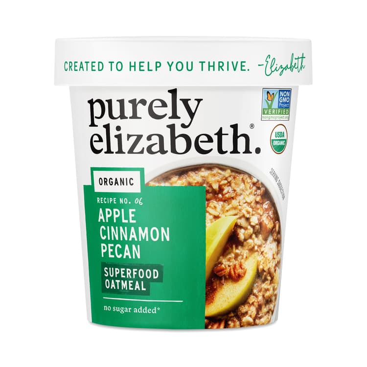 Purely Elizabeth Superfood Oatmeal Cup, Apple Cinnamon Pecan