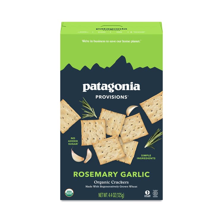 Patagonia Provisions Organic Crackers, Rosemary Garlic