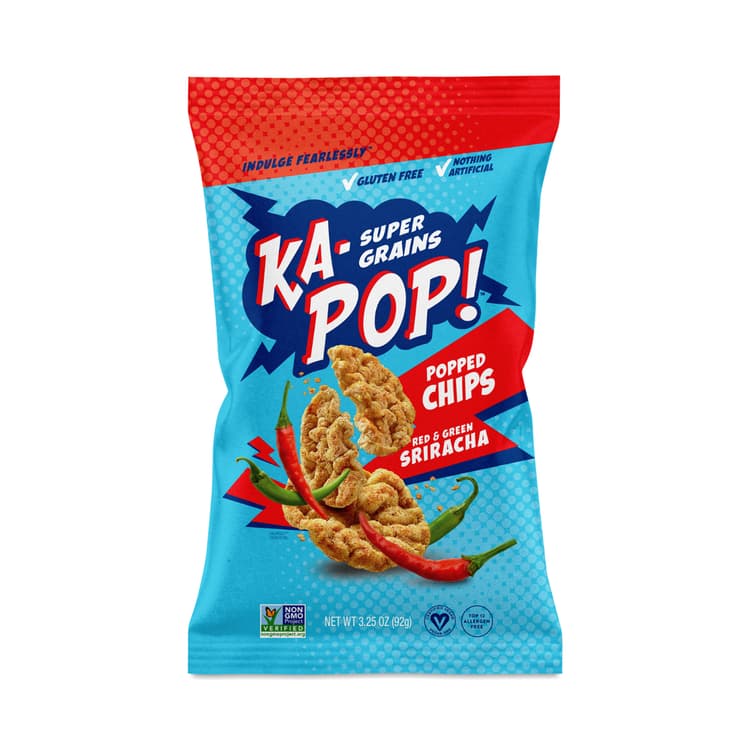 Popped Chips, Red & Green Sriracha
