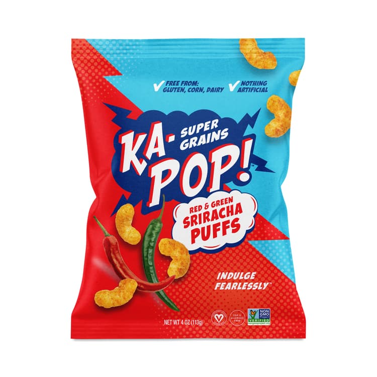 Super Grains Puffs, Red & Green Sriracha