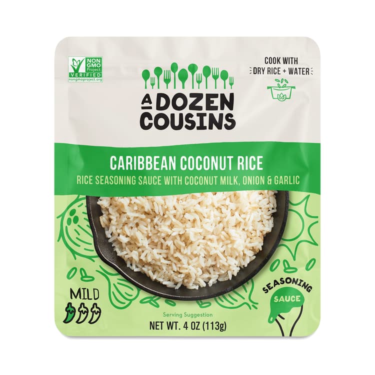 A Dozen Cousins Caribbean Coconut Rice Seasoning Sauce