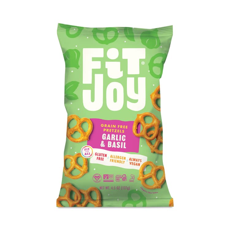 Grain Free Pretzels, Garlic & Basil