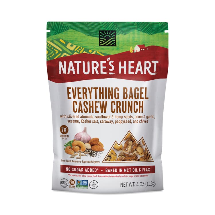 Granola Snack Mix, Everything Bagel Cashew Crunch