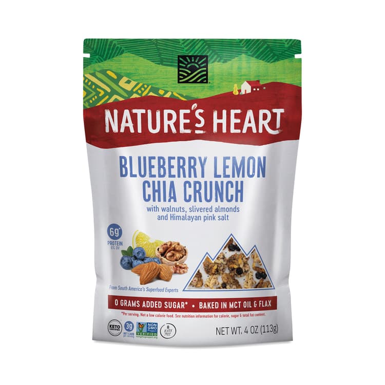 Granola Snack Mix, Blueberry Lemon Chia Walnut Crunch