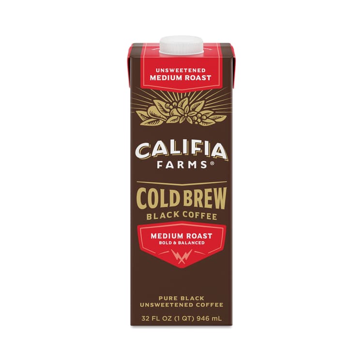 Califia Farms Unsweetened Medium Roast Cold Brew Black Coffee
