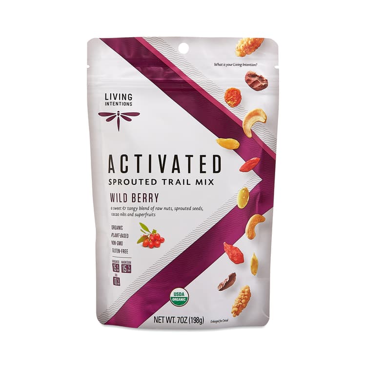 Living Intentions Activated Sprouted Trail Mix, Wild Berry
