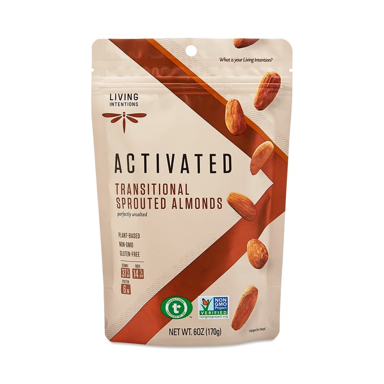 Living Intentions Activated Transitional Sprouted Almonds, Unsalted