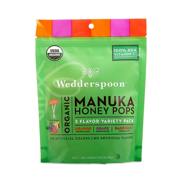 Wedderspoon Organic Manuka Honey Pops Variety