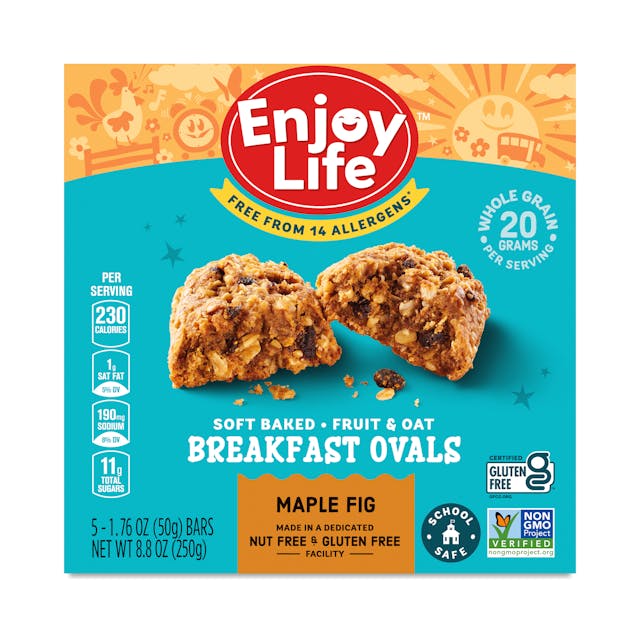Is it Vegetarian? Breakfast Oval – Maple Fig - Low Fodmap Certified