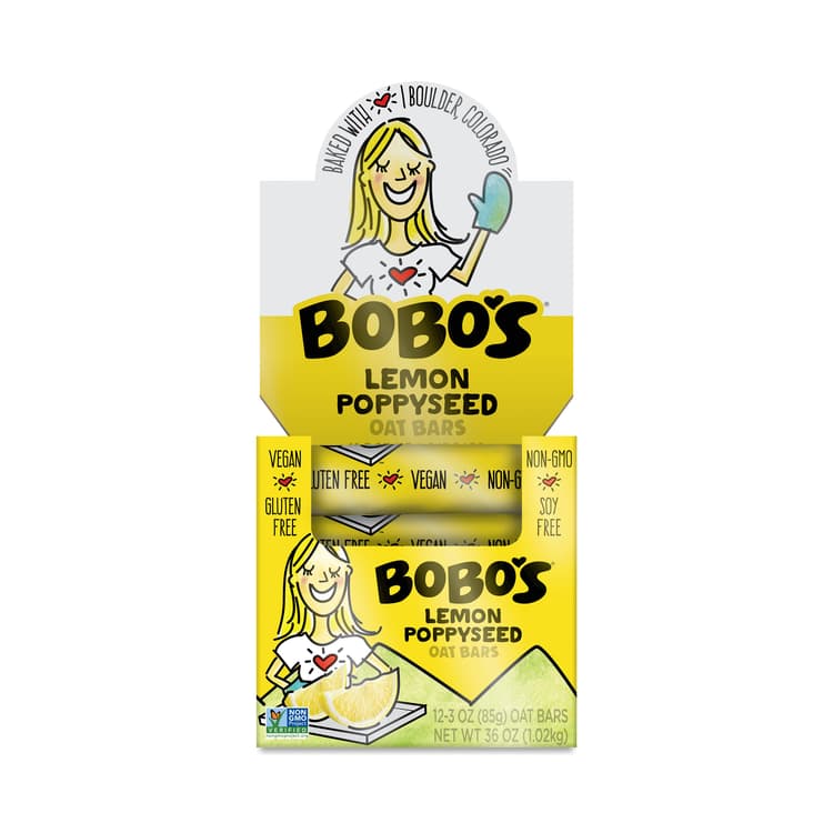 Bobo'S Oat Bars Oat Bar, Lemon Poppyseed