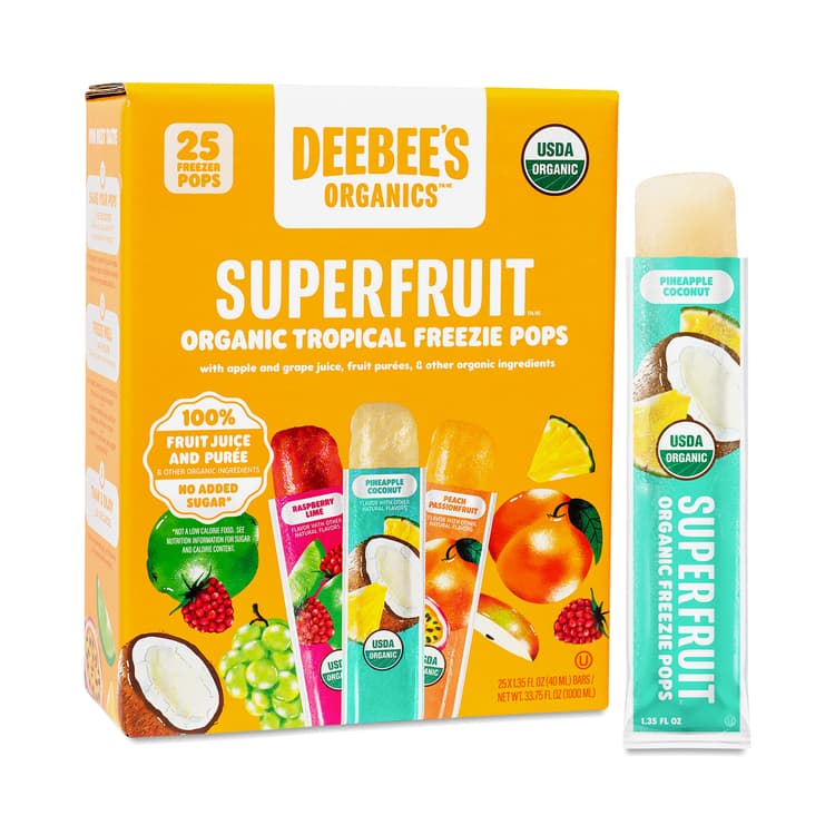 Deebee'S Organics Superfruit Freezie, Tropical