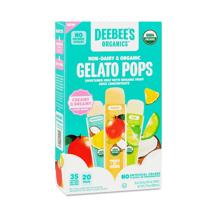 Deebee'S Organics Non-Dairy Gelato Pops