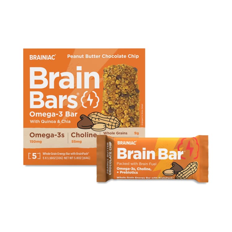 Brain Bar, Peanut Butter Chocolate Chip