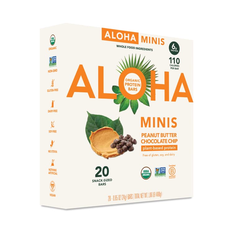 Aloha Mini Protein Bar, Peanut Butter Chocolate Chip