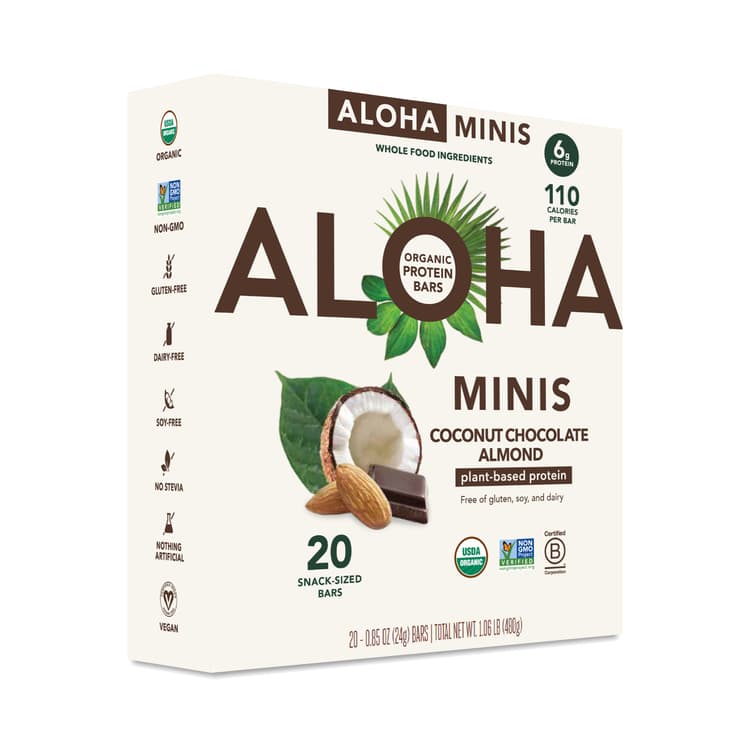 Aloha Mini Protein Bar, Coconut Chocolate Almond