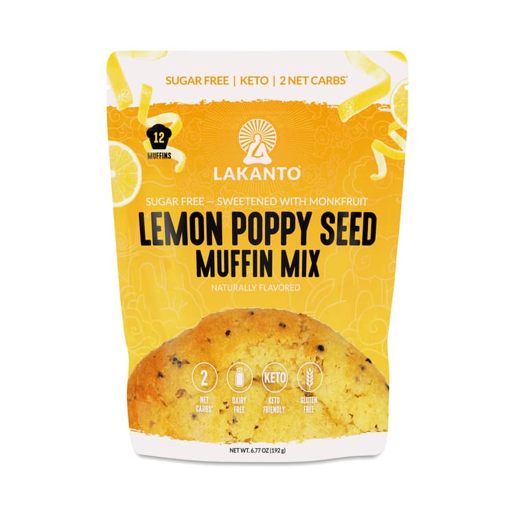 Lakanto Sugar Free - Sweetened With Monkfruit Lemon Poppy Seed Muffin Mix
