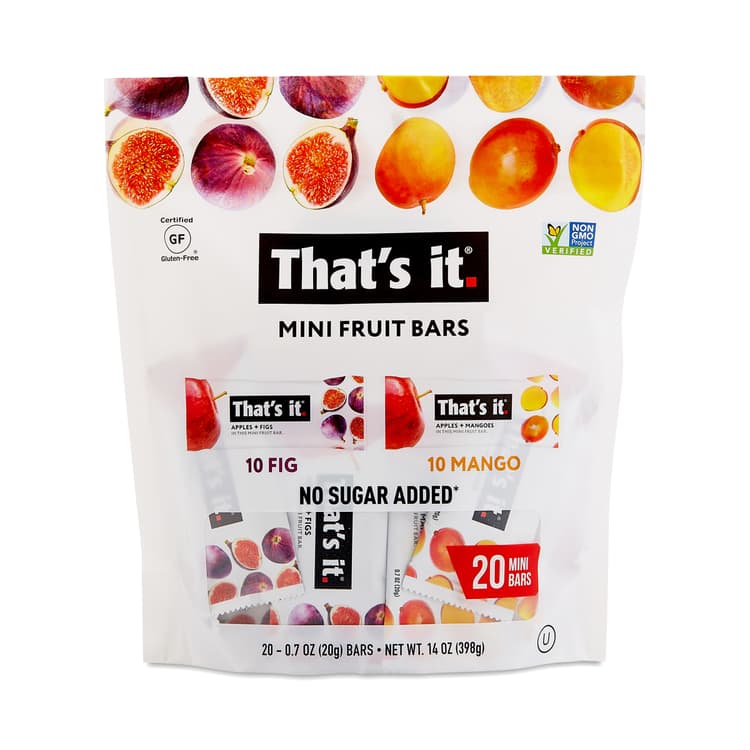 That'S It Mango/Fig Mini Fruit Bar Variety