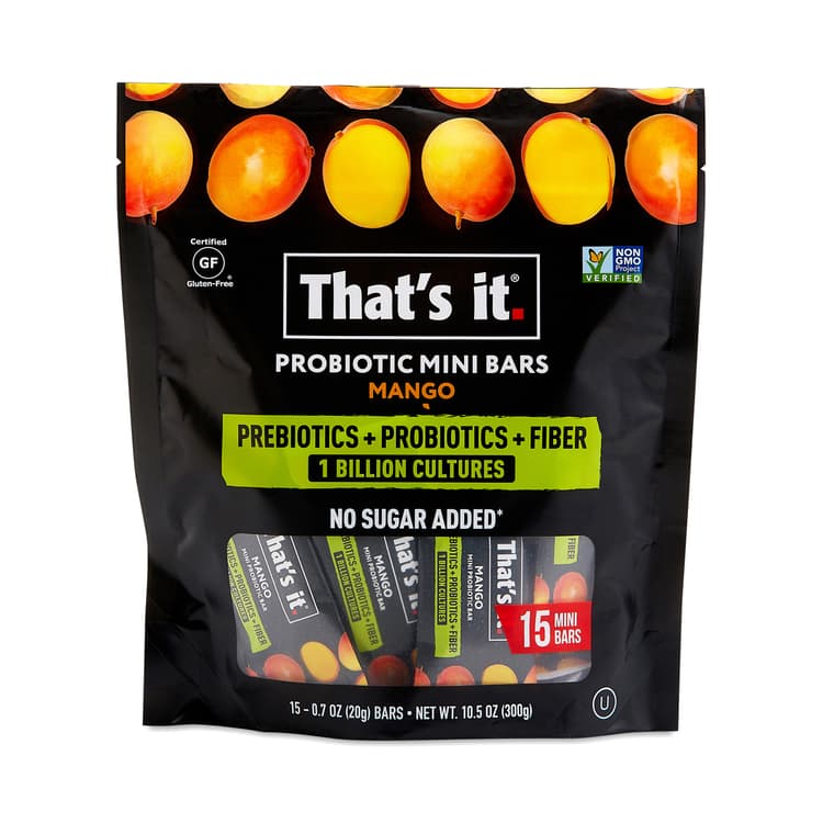 That'S It Probiotic Mini Fruit Bars, Mango