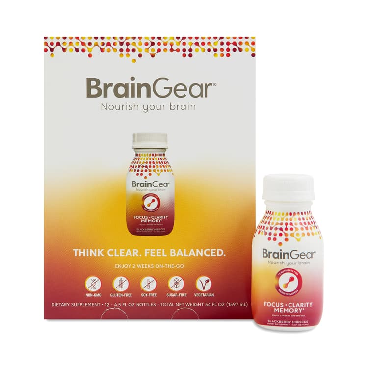 Brain Nutrition Drink, Blackberry Hibiscus