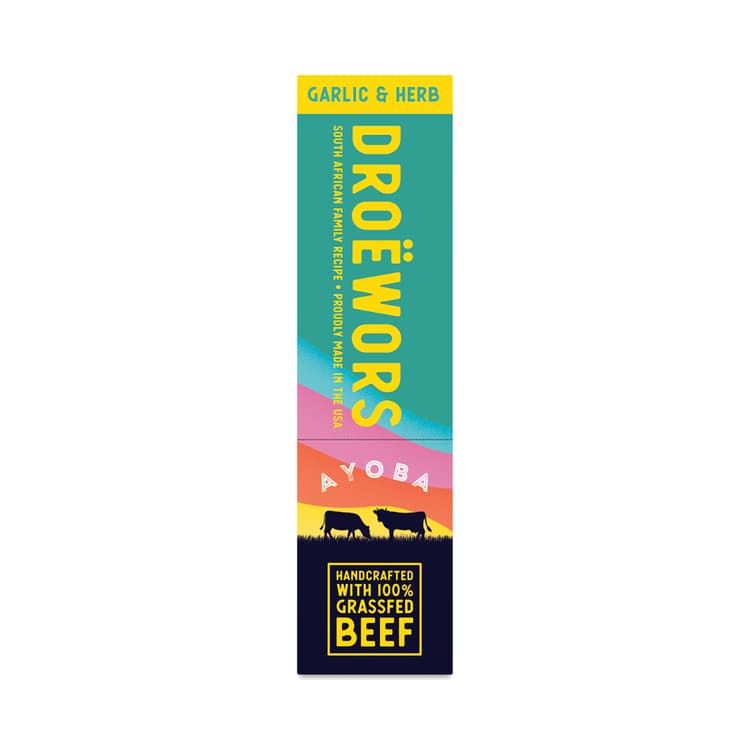 Ayoba Droewors Beef Sticks, Garlic & Herb