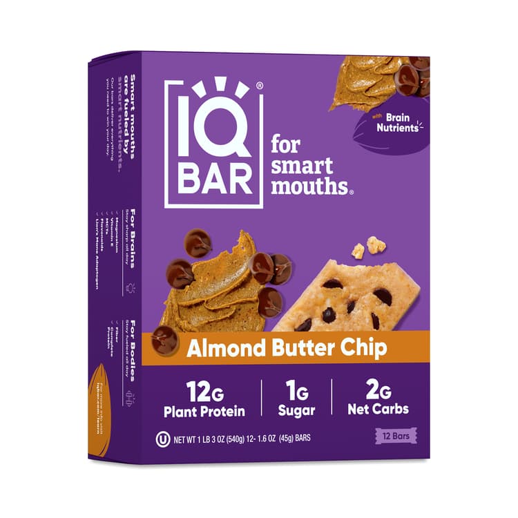 Iq Bar Almond Butter Chip Bar Case