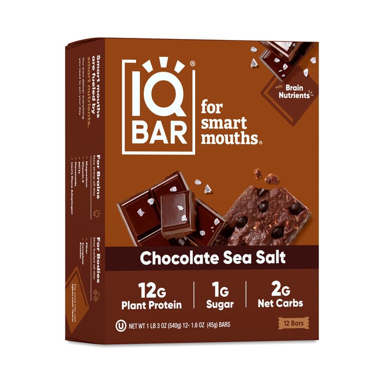 Iq Bar Chocolate Sea Salt