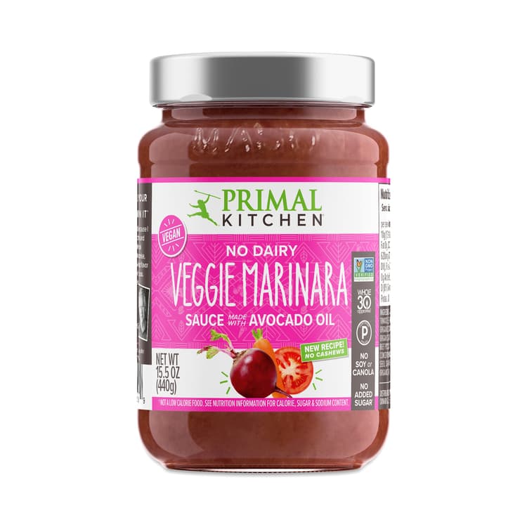 No Dairy Veggie Marinara Pasta Sauce