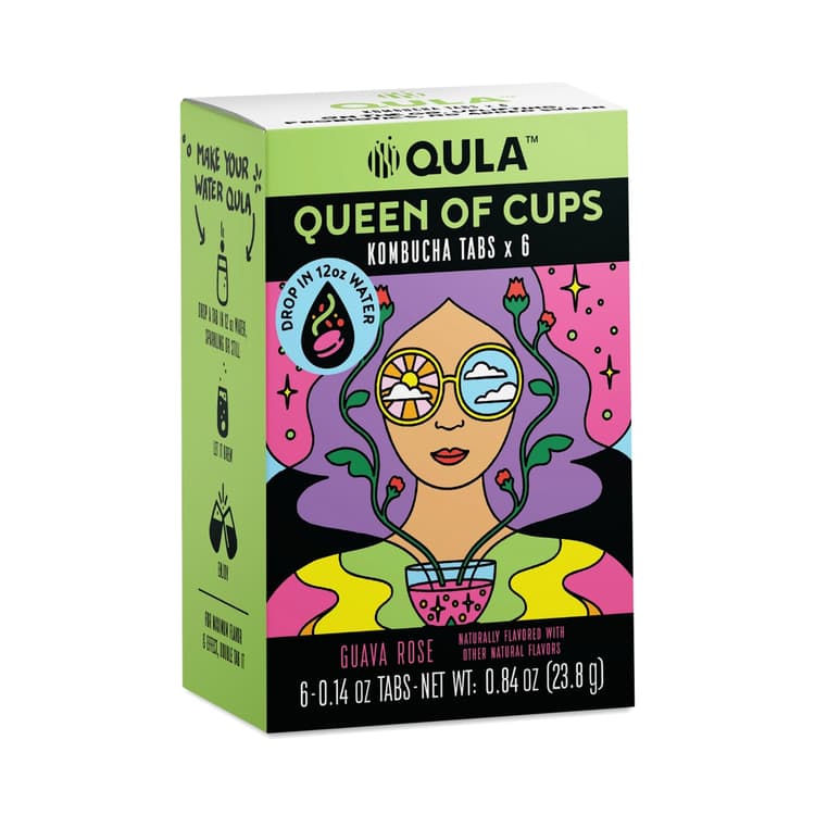 Queen Of Cups Kombucha Tab, Guava Rose