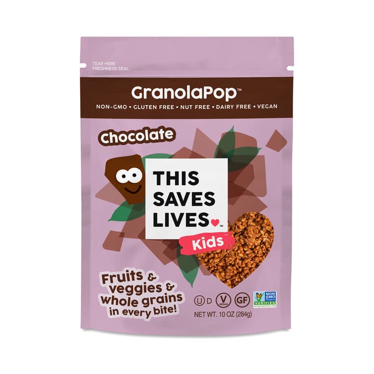 This Saves Lives Chocolate Kids' Granolapop