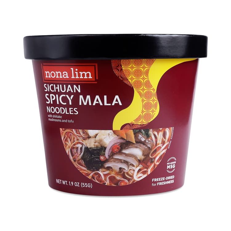 Nona Lim Instant Noodle Cup, Sichuan Spicy Mala