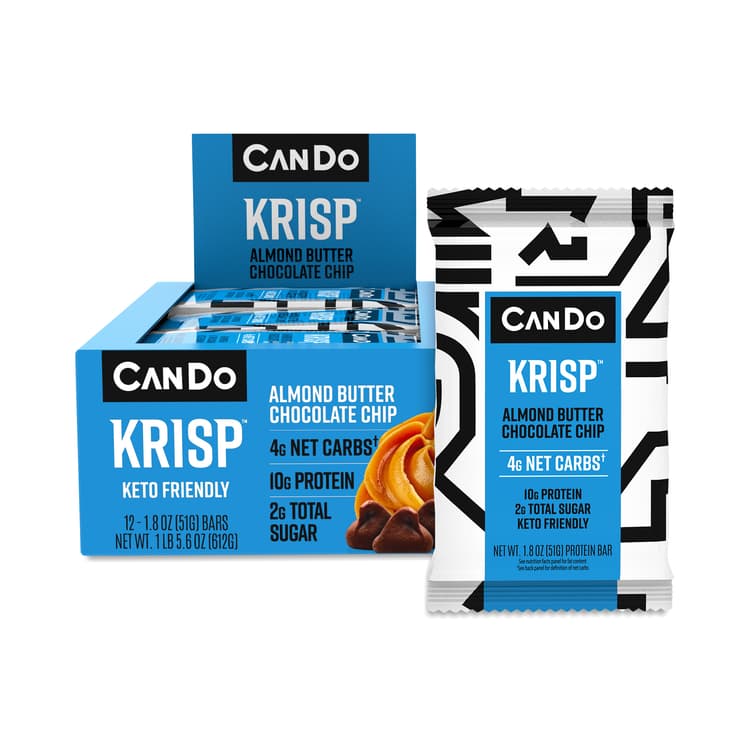 Cando Keto Protein Bar, Almond Butter Chocolate Chip