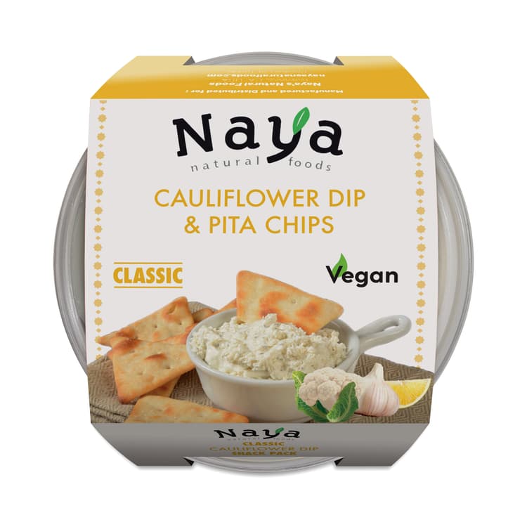 Cauliflower Hummus & Pita Chips, Classic