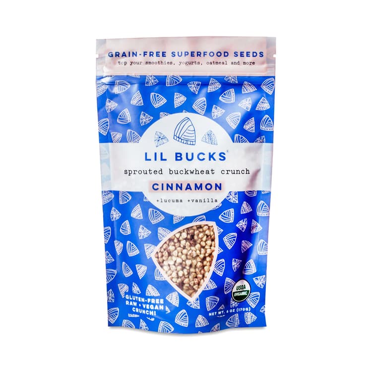 Lil Bucks Sprouted Buckwheat Crunch, Cinnamon