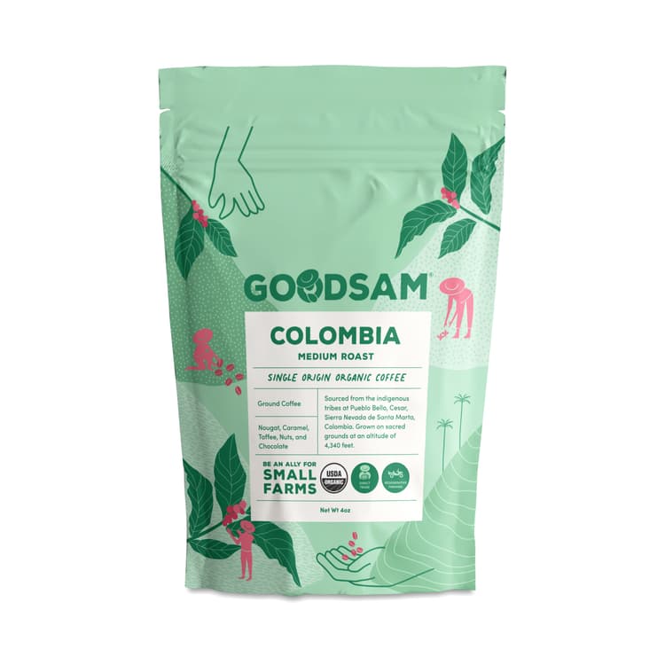 Goodsam Colombia Medium Roast Organic Coffee